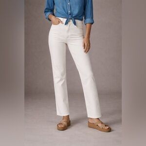 We The Free the Pacifica high rise slim straight leg sz 26 cream ivory ankle